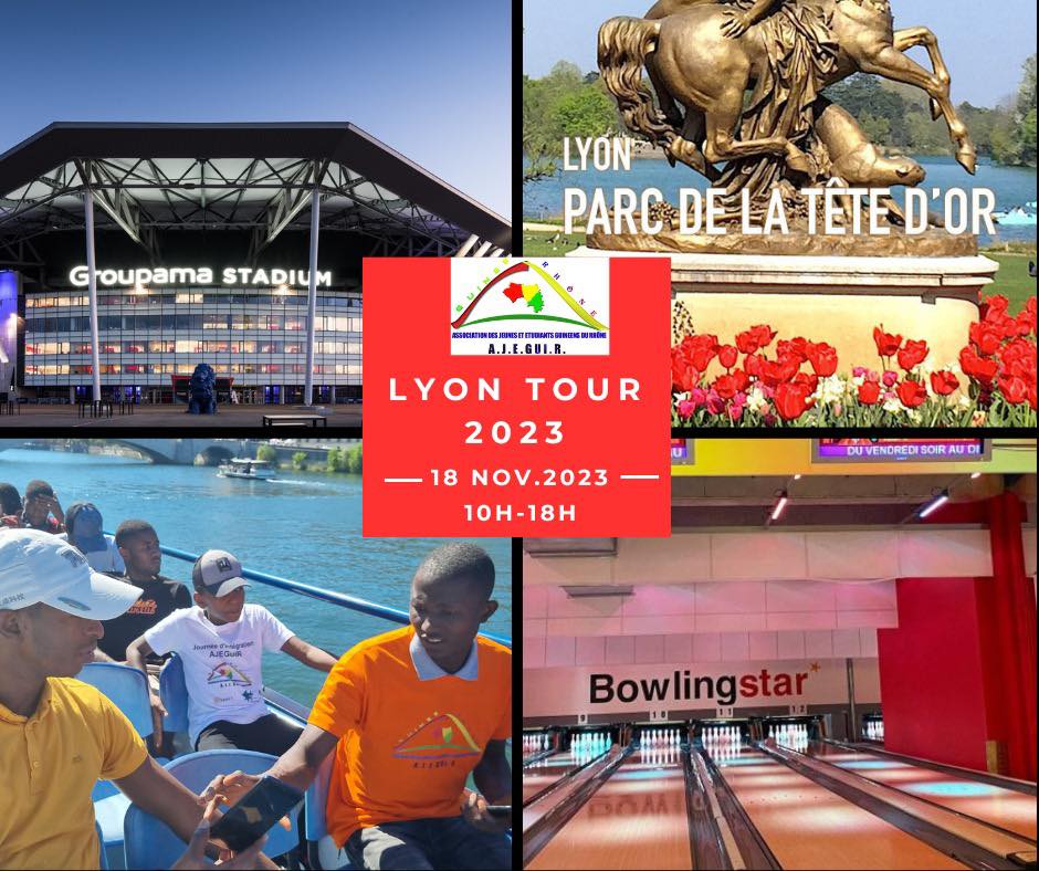 Affiche promotionnelle de l'AJEGUIR Lyon Tour 2024