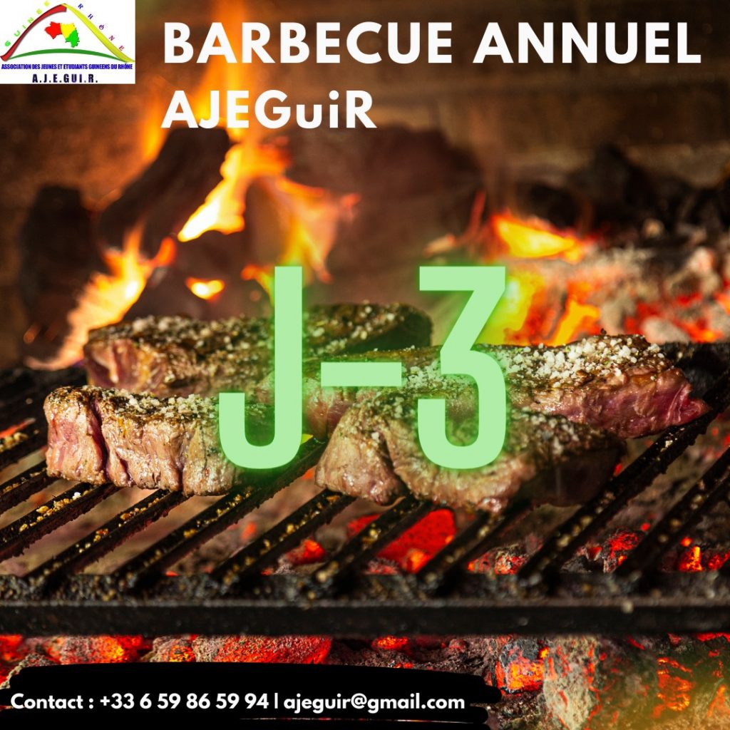 Affiche du barbecue de l'AJEGuiR 2023
