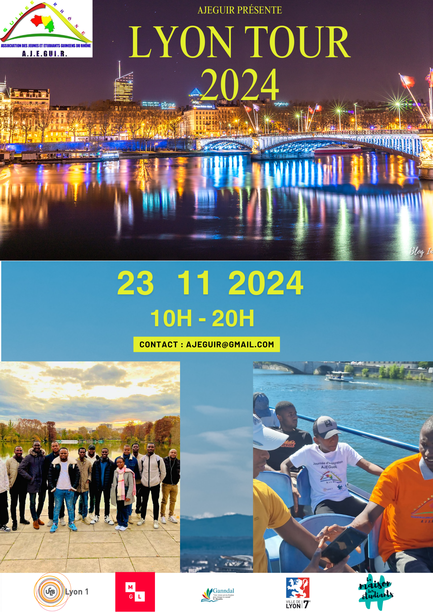 Lire la suite à propos de l’article AJEGUIR LYON TOUR 2024 : JOURNÉE DE DÉCOUVERTE ET DE CONVIVIALITÉ